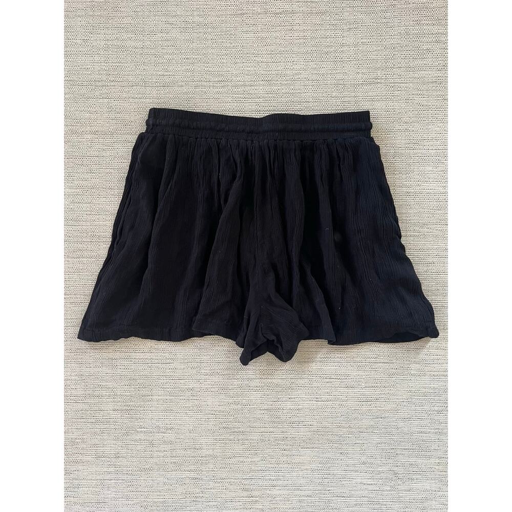 Elan Lightweight Gauze Shorts Black Size Small NWT Flowy Pull On - Picture 5 of 6